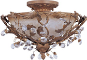 Maxim 2859EG Elegante Three Light Semi-Flush Mount, Etruscan Gold Alternate Image.jpg