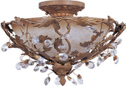 Maxim 2859EG Elegante Three Light Semi-Flush Mount, Etruscan Gold Main Image.jpg