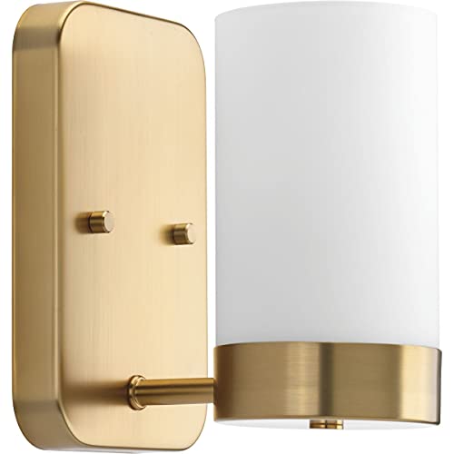 Progress P300020-109 Elevate Collection One-Light Brushed Bronze Etched White Glass Mid-Century Modern Bath Vanity Light Alternate Image.jpg
