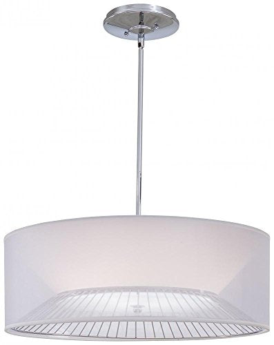 George Kovacs P313-077 Bridge Three Light Pendant, Chrome Alternate Image.jpg