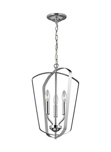 Generation Lighting 5134903-05 Romee Three Light Hall / Foyer Pendant, Chrome Alternate Image.jpg