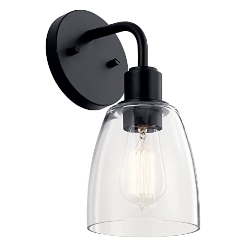 Kichler 55100BK Meller One Light Wall Sconce, Black Alternate Image 4.jpg