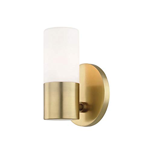 Mitzi H196101-AGB Lola LED Wall Sconce, Aged Brass Alternate Image.jpg