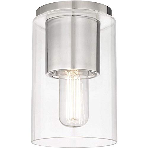 Mitzi H135501-PN Lula One Light Flush Mount, Polished Nickel Alternate Image.jpg