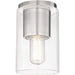 Mitzi H135501-PN Lula One Light Flush Mount, Polished Nickel Alternate Image.jpg