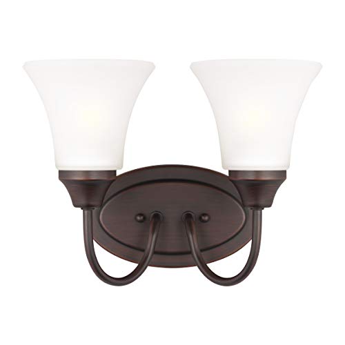 Generation Lighting 44806-710 Holman Two Light Wall / Bath, Bronze Alternate Image.jpg