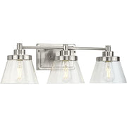 Progress P300350-009 Hinton Collection Three-Light Brushed Nickel Clear Seeded Glass Farmhouse Bath Vanity Light Alternate Image.jpg