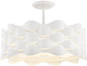 George Kovacs P1302-655-L Coastal Current LED Semi Flush Mount, Sand White Alternate Image.jpg