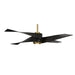 Minka-Aire F903L-SBR/MBK Artemis IV 64" Ceiling Fan, Soft Brass/Matte Black Alternate Image.jpg