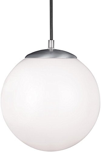 Visual Comfort Studio 6020EN3-04 Leo - Hanging Globe One Light Pendant, Satin Aluminum Alternate Image.jpg