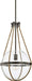 Capital Lighting 327413NG Beaufort One Light Pendant, Nordic Grey Alternate Image.jpg