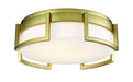 George Kovacs P953-1-248-L Bezel Set LED Flush Mount, Honey Gold Alternate Image.jpg