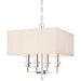 Hudson Valley 244-PN Berwick Four Light Chandelier, Polished Nickel Alternate Image.jpg