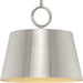 Progress P500367-009 Parkhurst Collection One-Light New Traditional Brushed Nickel Metal Pendant Light Alternate Image.jpg