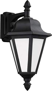 Generation Lighting 89825-12 Brentwood One Light Outdoor Wall Lantern, Black Alternate Image.jpg