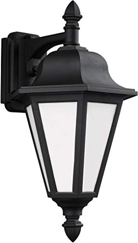 Generation Lighting 89825-12 Brentwood One Light Outdoor Wall Lantern, Black Alternate Image.jpg