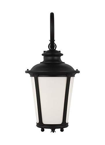 Generation Lighting 88243EN3-12 Cape May One Light Outdoor Wall Lantern, Black Alternate Image.jpg