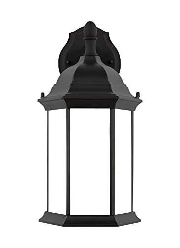 Generation Lighting 8938751EN3-12 Sevier One Light Outdoor Wall Lantern, Black Alternate Image.jpg