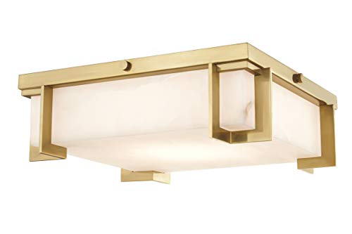 Hudson Valley 3913-AGB Delmar LED Flush Mount, Aged Brass Alternate Image.jpg