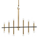 Mitzi H296812-AGB/BK Colette 12 Light Chandelier, Aged Brass/Black Alternate Image.jpg