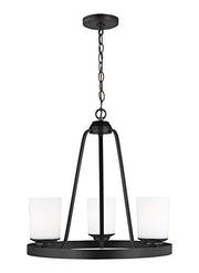 Generation Lighting 3130703-112 Kemal Three Light Chandelier, Midnight Black Alternate Image.jpg