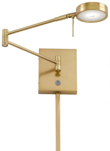George Kovacs P4308-248 George's Reading Room LED Swing Arm Wall Lamp, Honey Gold Alternate Image.jpg