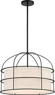 Minka-Lavery 2155-66A Gateway Park Five Light Pendant, Coal Alternate Image.jpg