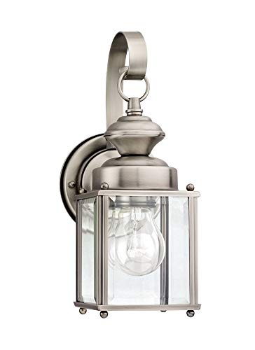 Generation Lighting 8456-965 Jamestowne One Light Outdoor Wall Lantern, Antique Brushed Nickel Alternate Image.jpg