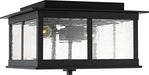 Capital Lighting 943836BK Barrett Three Light Outdoor Flush Mount, Black Alternate Image 4.jpg