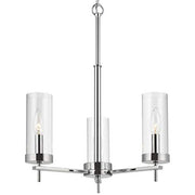 Visual Comfort Studio 3190303-05 Zire Three Light Chandelier, Chrome Alternate Image.jpg