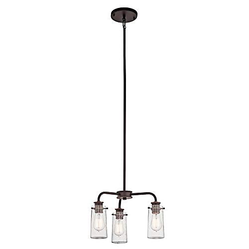 Kichler 43057OZ Braelyn Three Light Chandelier/Semi Flush Mount, Olde Bronze Alternate Image.jpg