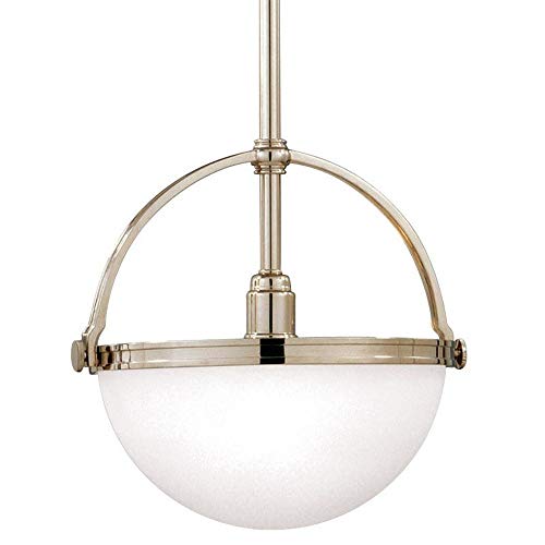 Hudson Valley 3312-PN Stratford One Light Pendant, Polished Nickel Alternate Image.jpg