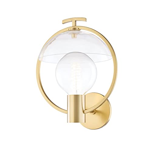 Mitzi H387101-AGB Ringo One Light Wall Sconce, Aged Brass Alternate Image.jpg