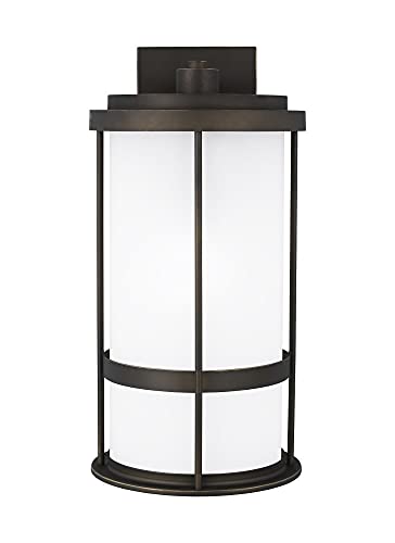 Generation Lighting 8790901EN3-71 Wilburn One Light Outdoor Wall Lantern, Antique Bronze Alternate Image.jpg