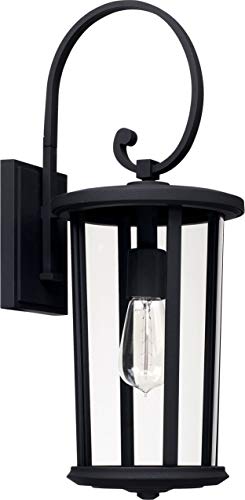 Capital Lighting 926711BK Howell One Light Outdoor Wall Lantern, Black Alternate Image.jpg