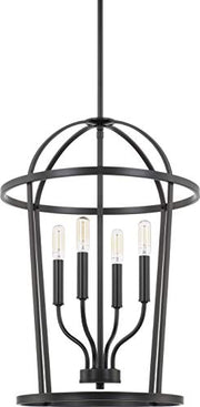 Capital Lighting 528541MB Greyson Four Light Foyer Pendant, Matte Black Alternate Image.jpg