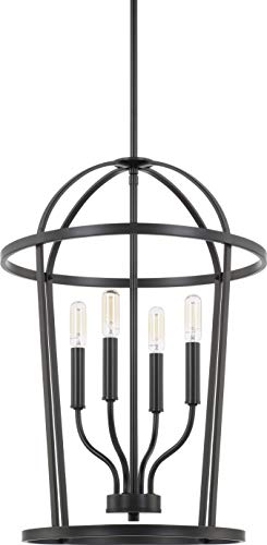 Capital Lighting 528541MB Greyson Four Light Foyer Pendant, Matte Black Alternate Image.jpg