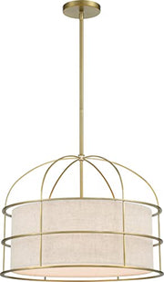 Minka-Lavery 2155-695 Gateway Park Five Light Pendant, Soft Brass Alternate Image.jpg