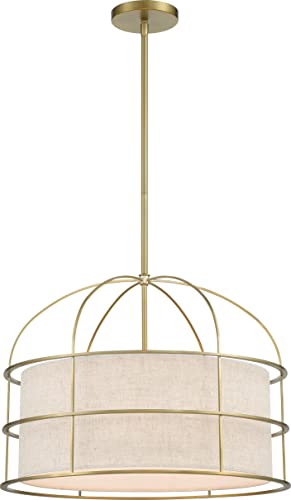 Minka-Lavery 2155-695 Gateway Park Five Light Pendant, Soft Brass Alternate Image.jpg