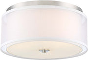 Minka-Lavery 3078-613 Studio 5 Three Light Flush Mount, Polished Nickel Alternate Image.jpg
