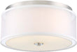 Minka-Lavery 3078-613 Studio 5 Three Light Flush Mount, Polished Nickel Alternate Image.jpg