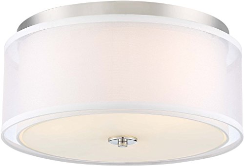 Minka-Lavery 3078-613 Studio 5 Three Light Flush Mount, Polished Nickel Alternate Image.jpg