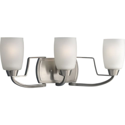 Progress P2796-09 Wisten Collection Three-Light Brushed Nickel Etched Glass Modern Bath Vanity Light Alternate Image.jpg