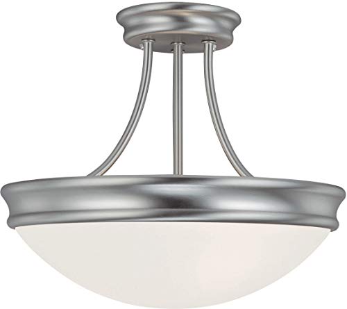 Capital Lighting 2037MN Hansen Three Light Semi-Flush Mount, Matte Nickel Alternate Image.jpg