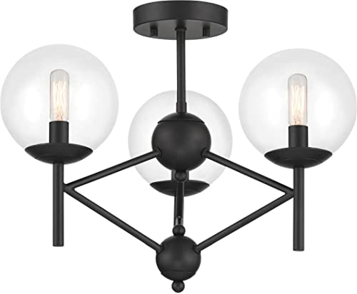 Minka-Lavery 2799-66A Auresa Three Light Semi Flush Mount, Coal Alternate Image.jpg