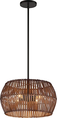 Minka-Lavery 2164-66A Brentwood Shore Four Light Pendant, Coal Alternate Image.jpg