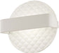 George Kovacs P1773-044B-L Quilted LED Wall Sconce, Matte White Alternate Image.jpg