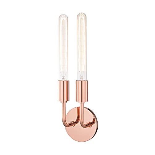 Mitzi H109102-POC Ava Two Light Wall Sconce, Polished Copper Alternate Image.jpg