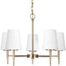 Generation Lighting 3140405-848 Driscoll Five Light Chandelier, Satin Brass Alternate Image.jpg
