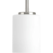 Progress P5170-09 Replay Collection One-Light Brushed Nickel Etched White Glass Modern Mini-Pendant Light Alternate Image.jpg